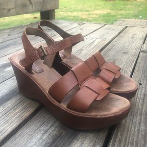 Korks by Korkease Brown Platform Sandals